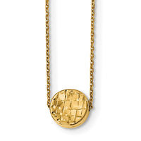 Load image into Gallery viewer, 14K Polished D/C Round Necklace
