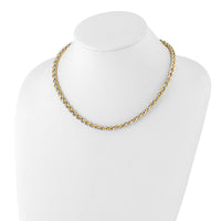 Load image into Gallery viewer, 14K Two-tone Polished Fancy Link Necklace
