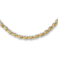 Load image into Gallery viewer, 14K Two-tone Polished Fancy Link Necklace

