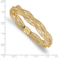 Load image into Gallery viewer, 14K Fancy Stretch Bangle Bracelet
