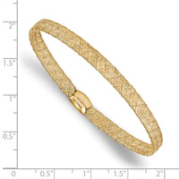 Load image into Gallery viewer, 14K Fancy Stretch Bangle Bracelet

