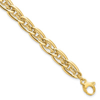 Load image into Gallery viewer, 14K Polished Fancy Link Bracelet
