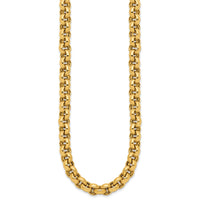 Load image into Gallery viewer, 14K Polished Rolo Link Necklace
