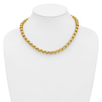 Load image into Gallery viewer, 14K Polished Rolo Link Necklace
