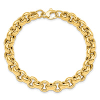 Load image into Gallery viewer, 14K Polished Rolo Link Bracelet
