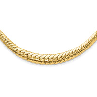 Load image into Gallery viewer, 14K Polished Graduated Fancy Link Necklace
