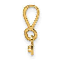 Load image into Gallery viewer, 14k Large Diamond -cut Top Pendant
