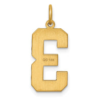 Load image into Gallery viewer, 14k Large Brushed Diamond-cut Number 3 Charm
