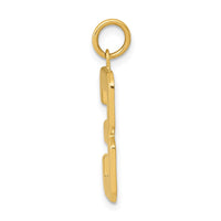 Load image into Gallery viewer, 14k Large Polished Number 3 Charm
