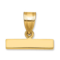 Load image into Gallery viewer, 14k Casted Large Polished Top Pendant
