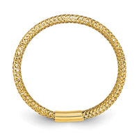 Load image into Gallery viewer, 14k Polished/Textured Stretch Ring
