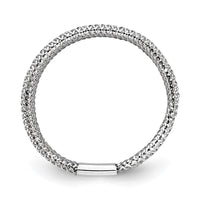 Load image into Gallery viewer, 14k w/White Rhodium-plating Stretch Ring

