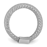 Load image into Gallery viewer, 14K with White Rhodium Plating Stretch Ring

