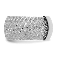 Load image into Gallery viewer, 14K with White Rhodium Plating Stretch Ring
