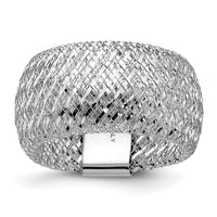 Load image into Gallery viewer, 14K with White Rhodium Plating Stretch Ring
