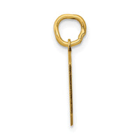 Load image into Gallery viewer, 14k Small Polished Number 0 Charm
