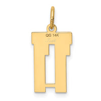 Load image into Gallery viewer, 14k Small Polished Number 11 Charm
