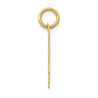 Load image into Gallery viewer, 14k Small Polished Number 14 Charm
