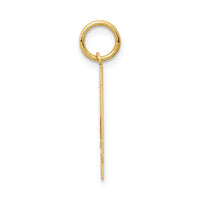 Load image into Gallery viewer, 14k Medium Satin Number 34 Charm
