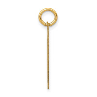 Load image into Gallery viewer, 14k Medium Satin Number 40 Charm
