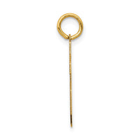 Load image into Gallery viewer, 14k Medium Satin Number 46 Charm
