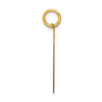 Load image into Gallery viewer, 14k Medium Satin Number 91 Charm
