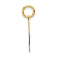 Load image into Gallery viewer, 14k Small Satin Number 2 Charm
