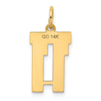 Load image into Gallery viewer, 14k Small Satin Number 11 Charm
