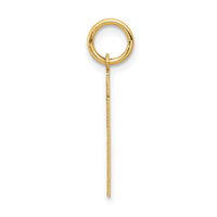 Load image into Gallery viewer, 14k Small Satin Number 21 Charm
