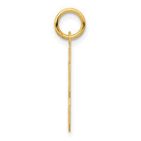 Load image into Gallery viewer, 14k Small Satin Number 23 Charm
