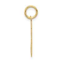 Load image into Gallery viewer, 14k Small Satin Number 25 Charm
