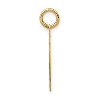 Load image into Gallery viewer, 14k Small Satin Number 62 Charm
