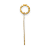 Load image into Gallery viewer, 14k Small Satin Number 94 Charm
