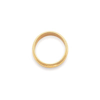 Load image into Gallery viewer, 14k Yellow Gold 3mm Milgrain Half Round Wedding Band Size 12.5
