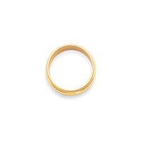 Load image into Gallery viewer, 14k Yellow Gold 3mm Milgrain Half Round Wedding Band Size 12
