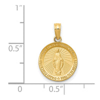 Load image into Gallery viewer, 14k Miraculous Medal Pendant
