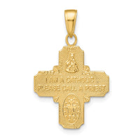 Load image into Gallery viewer, 14k 4-Way Medal Pendant
