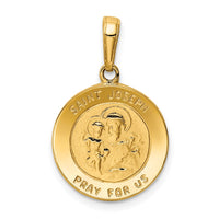 Load image into Gallery viewer, 14k Saint Joseph Medal Charm
