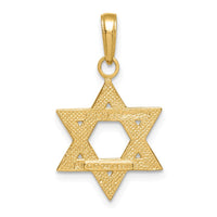 Load image into Gallery viewer, 14k Solid Satin Star of David Charm
