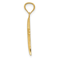 Load image into Gallery viewer, 14k Satin Cross Charm
