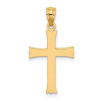 Load image into Gallery viewer, 14k Satin Cross Charm
