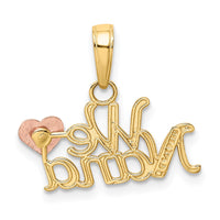 Load image into Gallery viewer, 14k Two-Tone WE LOVE NANA Charm
