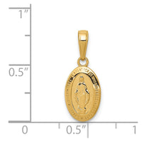 Load image into Gallery viewer, 14k Miraculous Medal Charm

