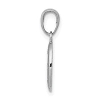 Load image into Gallery viewer, 14k White Gold Miraculous Medal Charm
