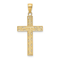 Load image into Gallery viewer, 14k Rope Cross Pendant
