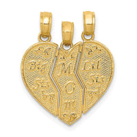 Load image into Gallery viewer, 14k Break-apart BIG SIS-MOM-LIL SIS Charm
