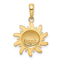 Load image into Gallery viewer, 14k Polished Small Sun Charm
