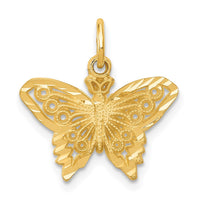Load image into Gallery viewer, 14k Butterfly Charm
