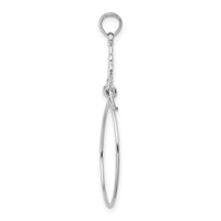 Load image into Gallery viewer, 14k White Gold Filigree Charm Holder
