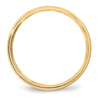 Load image into Gallery viewer, 14k Yellow Gold 5mm Lightweight Milgrain Half Round Wedding Band Size 5.5
